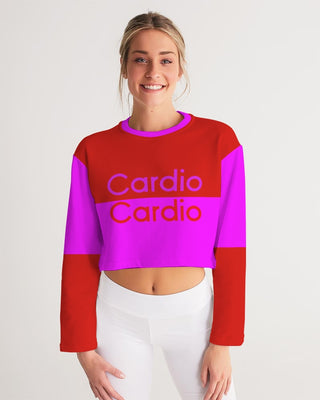 Cardio Hot Ladies Cropped Sweatshirt