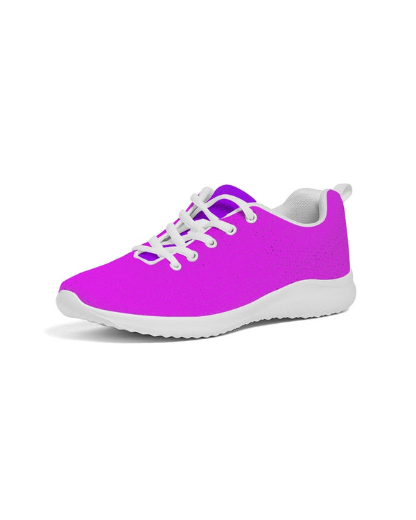 Solid Hot Pink Ladies Athletic Shoe