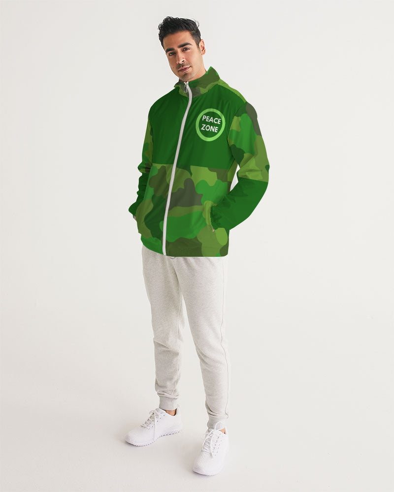 Green Fusion Men's Windbreaker