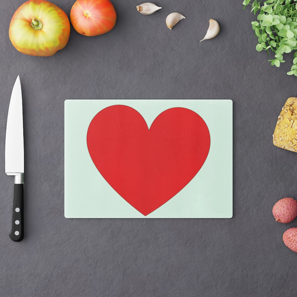 Big Red Heart Cutting Board