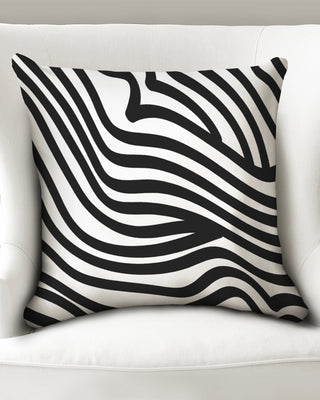 Zebra Print Throw Pillow Case (20x20)