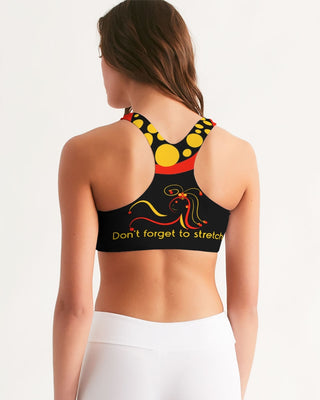 Don't Forget To Stretch Ladies Seamless Sports Bra