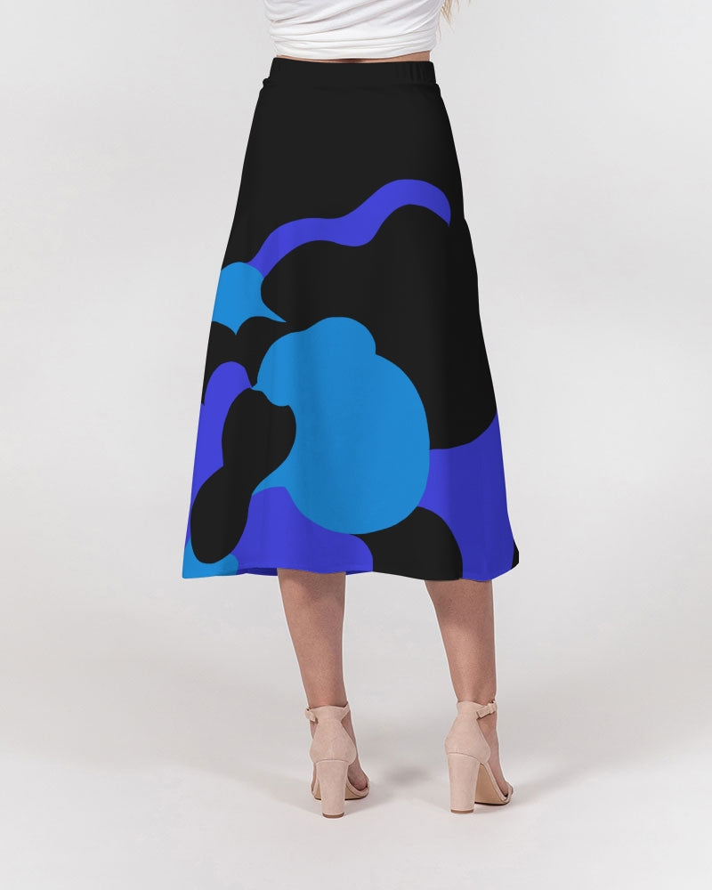 Deep Water Ladies A-Line Midi Skirt