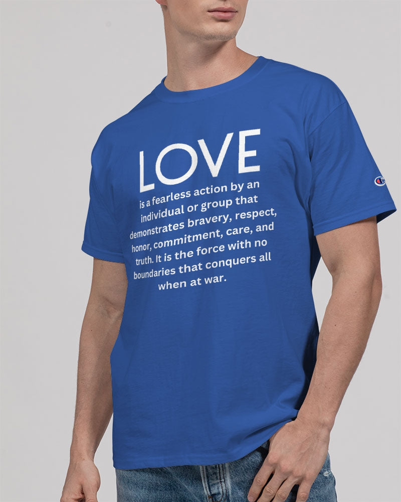 LOVE IS Men's Tee | Champion - 0