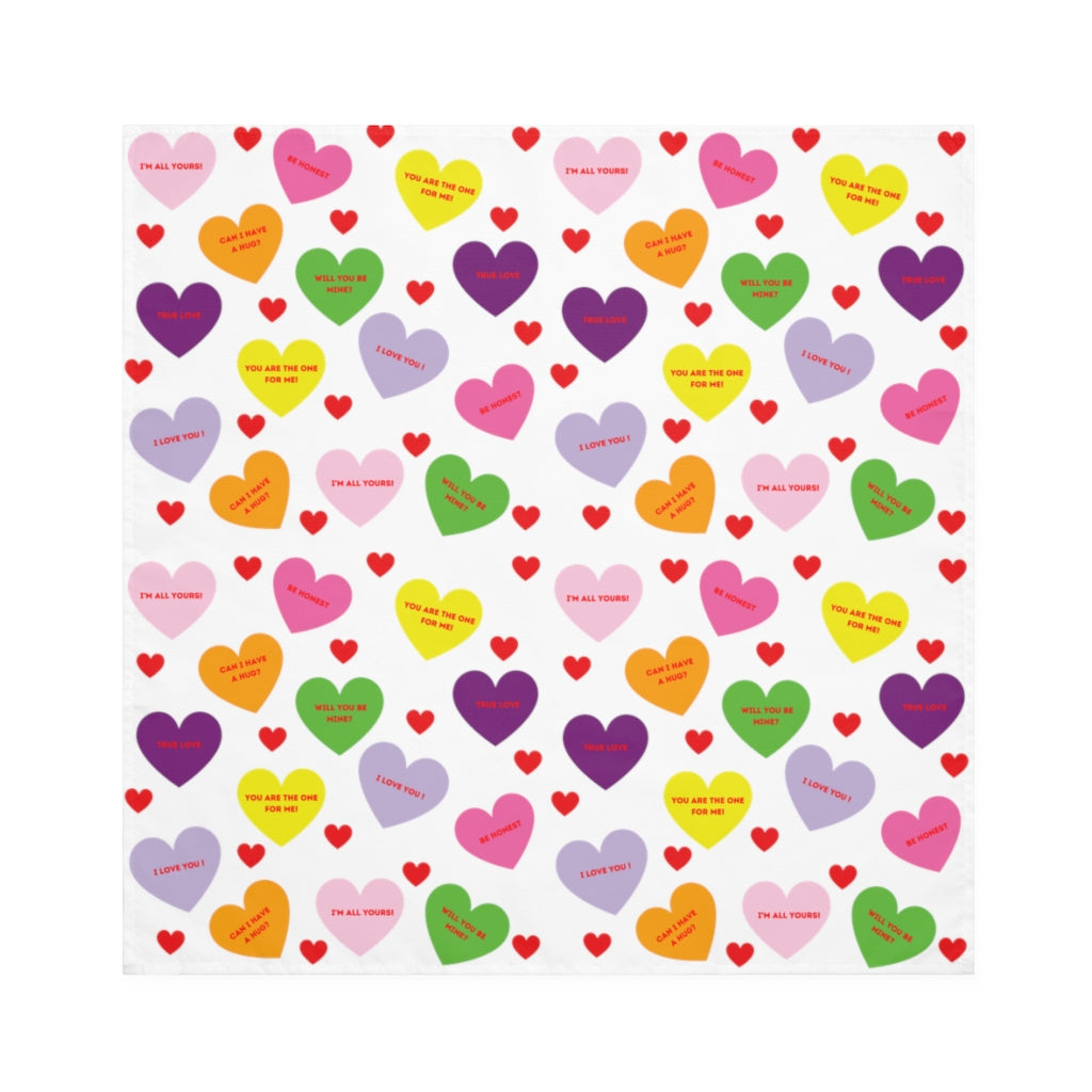 Sweet Tart Hearts Napkins