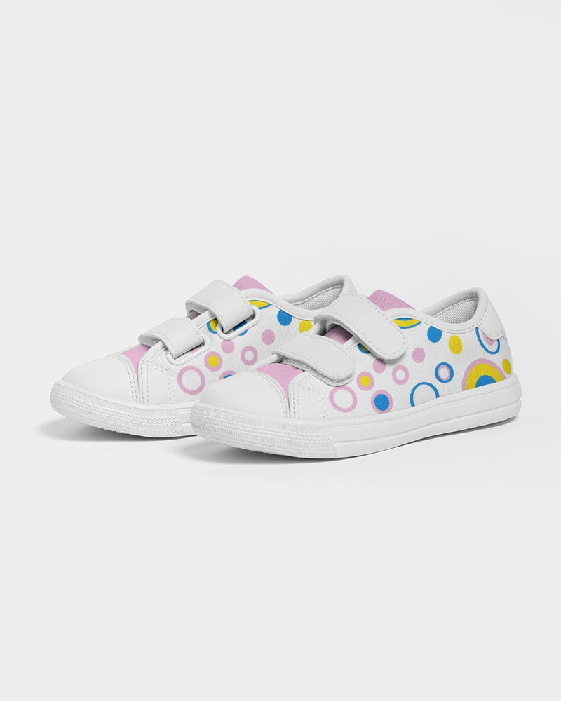 Cutey Pastel Smile Kids Velcro Sneaker