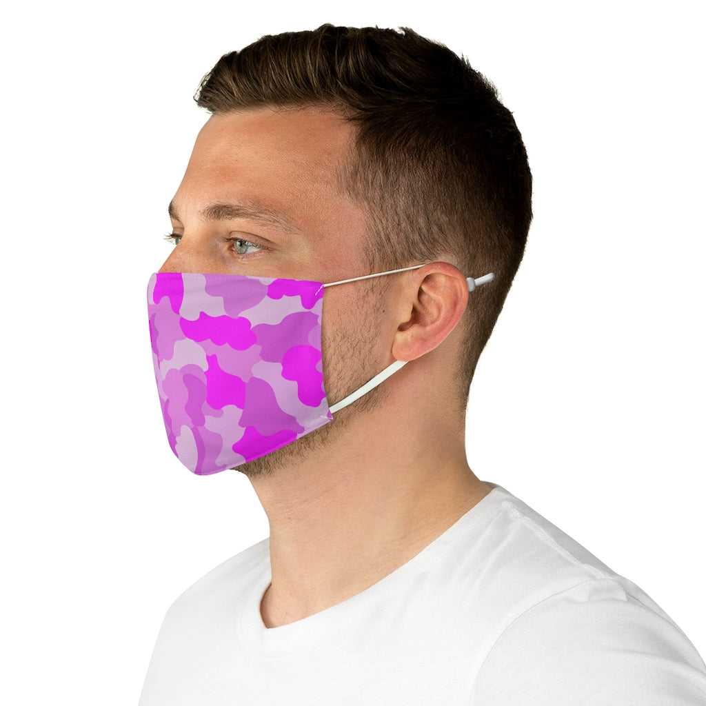 Pink Fusion Fabric Face Mask