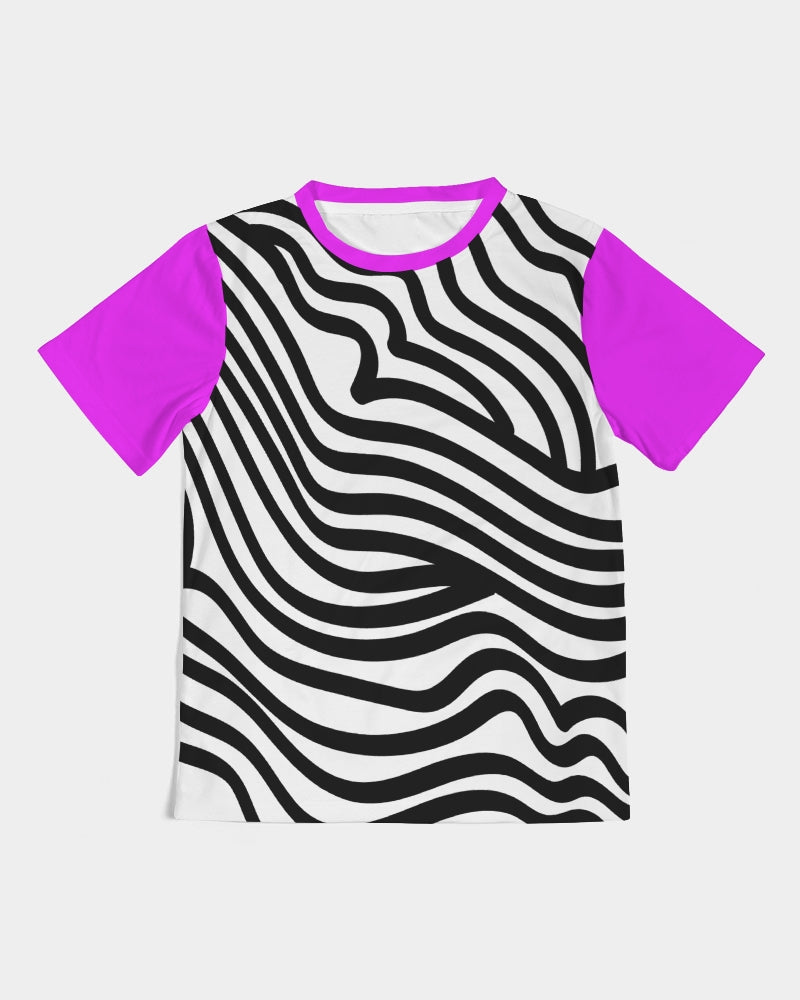 Zebra Hot Pink Girls Tee