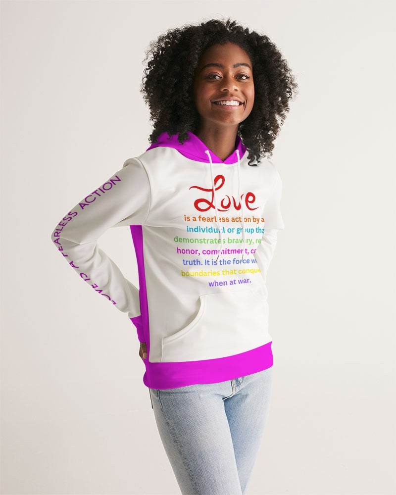 LOVE IS Ladies Hoodie - 0