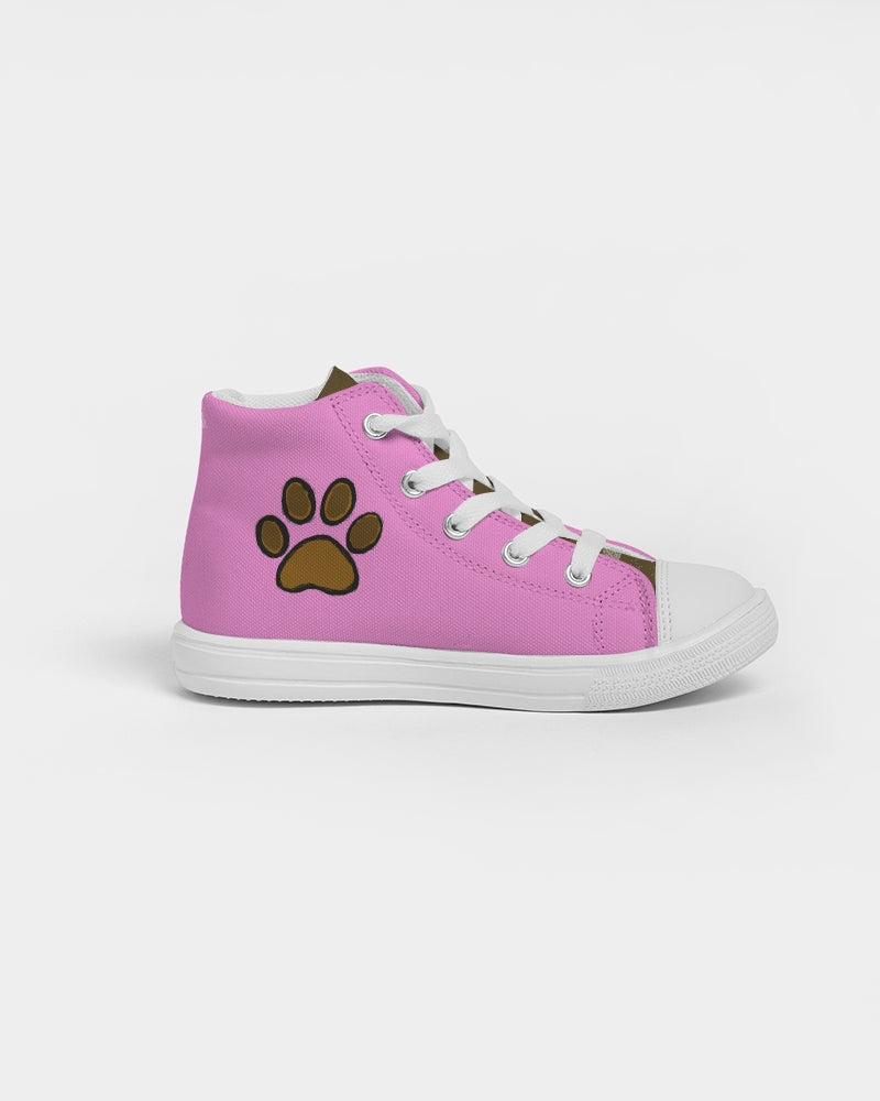 Dog's Best Friend Girls Hightop Canvas Shoe