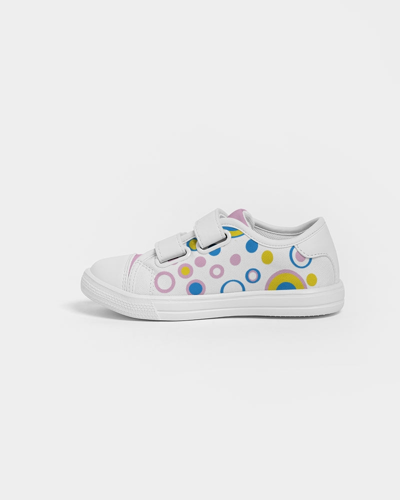 Cutey Pastel Smile Kids Velcro Sneaker