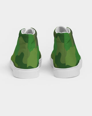Green Fusion Men's Hightop Canvas Shoe