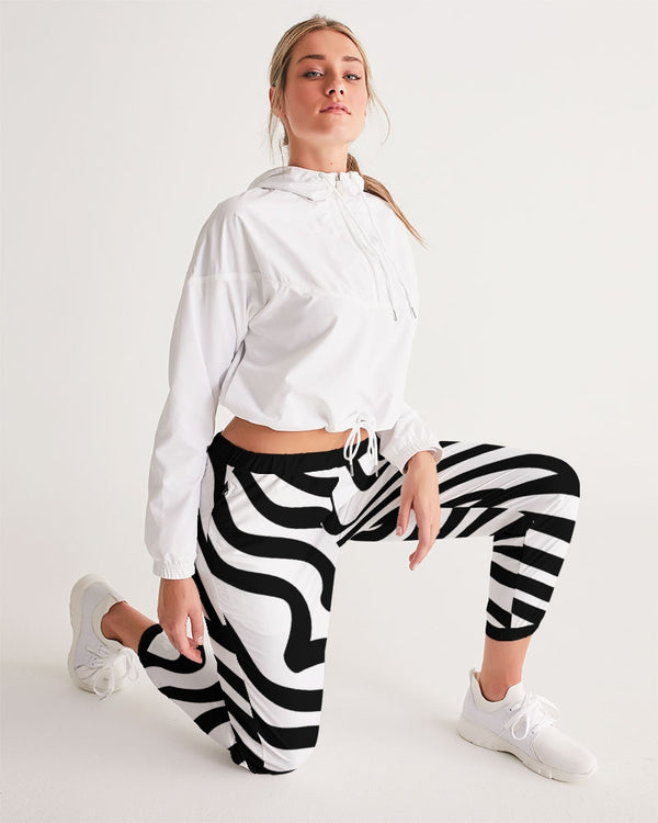 Zebra Print Ladies Track Pants