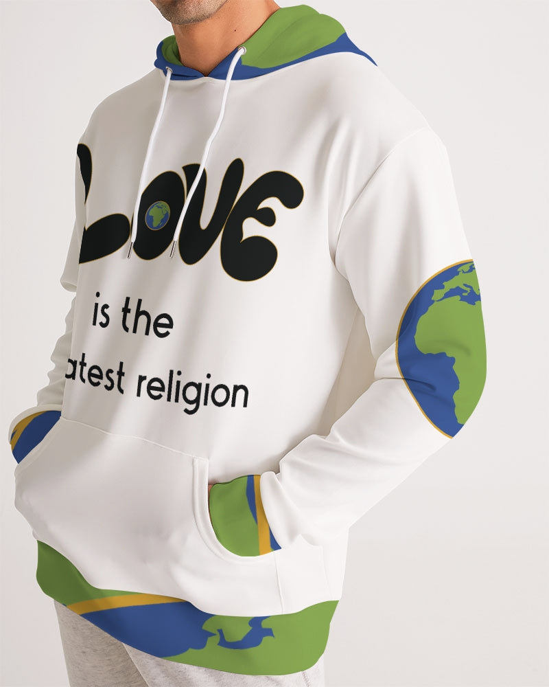 Love  Is The Greatest Religion Men's Hoodie