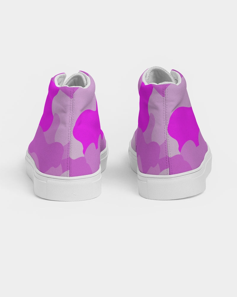 Pink Fusion Ladies Hightop Canvas Shoe