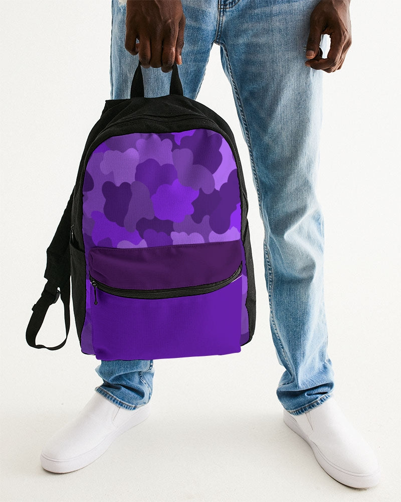 Purple Fusion Small Canvas Backpack - 0