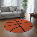 Basketball Round Rug
