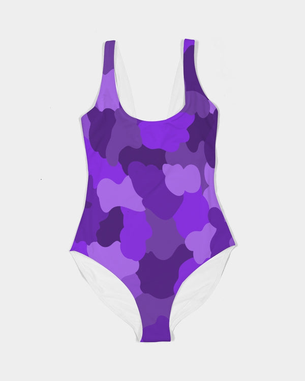 Purple Fusion One-Piece Swimsuit