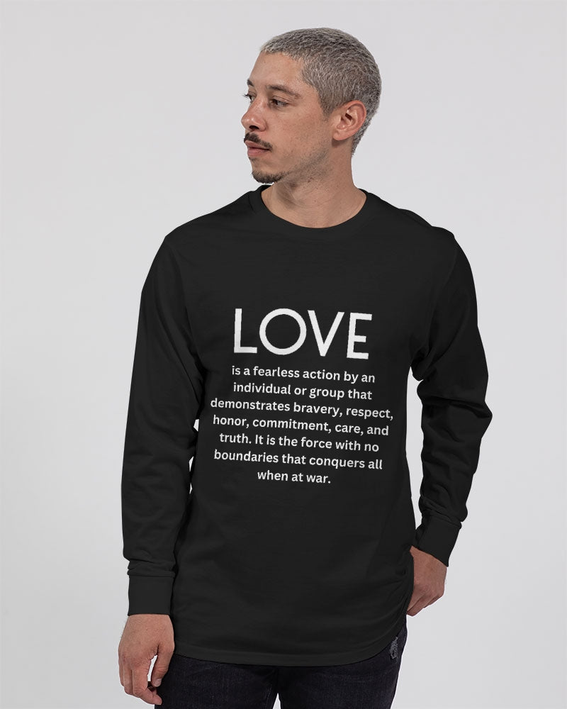 LOVE IS Men's Long Sleeve Tee | Lane Seven