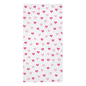 Pink Hearts Large Premium Towel