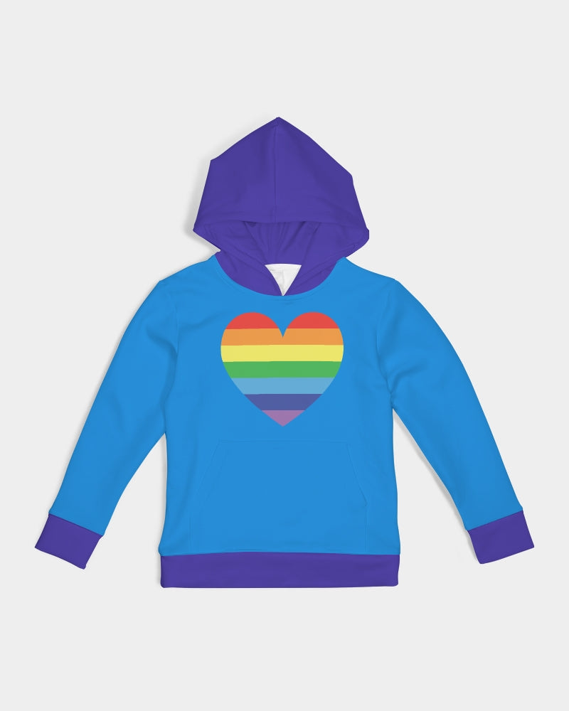 Rainbow Blue GIrls Hoodie