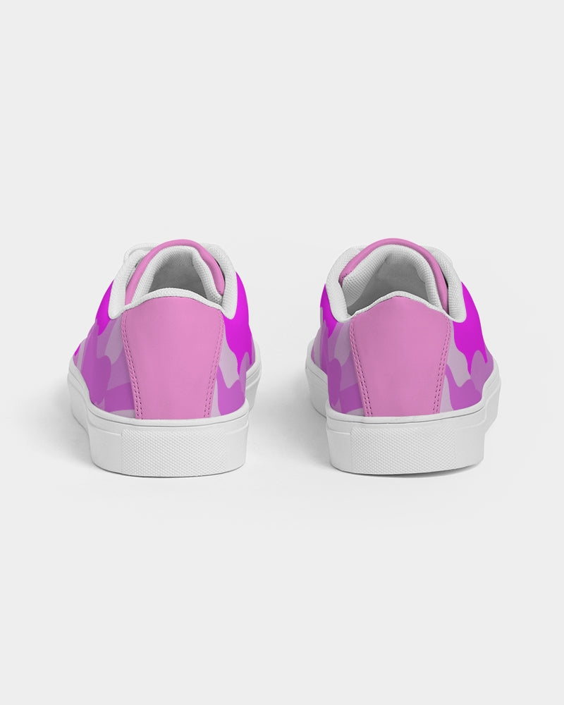 Pink Fusion Ladies Faux-Leather Sneaker