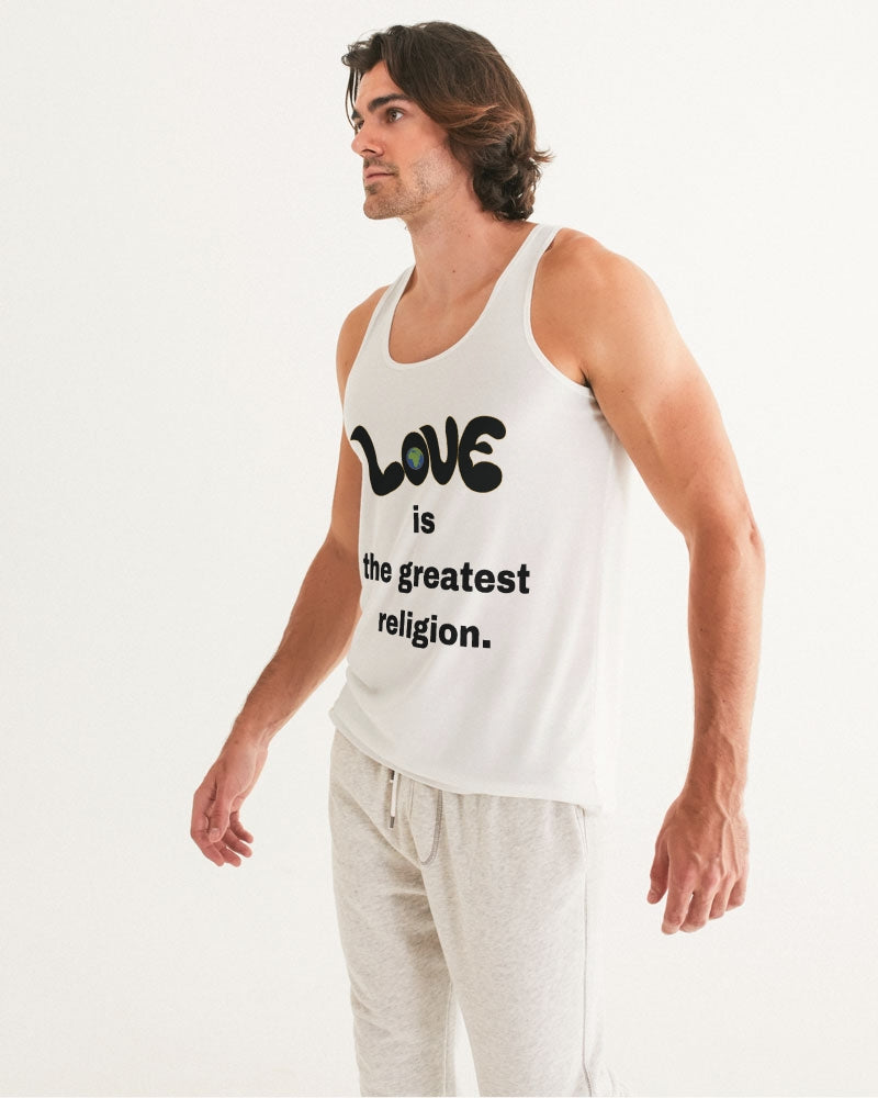 Love Is The Greatest Religion Men's Tank - 0