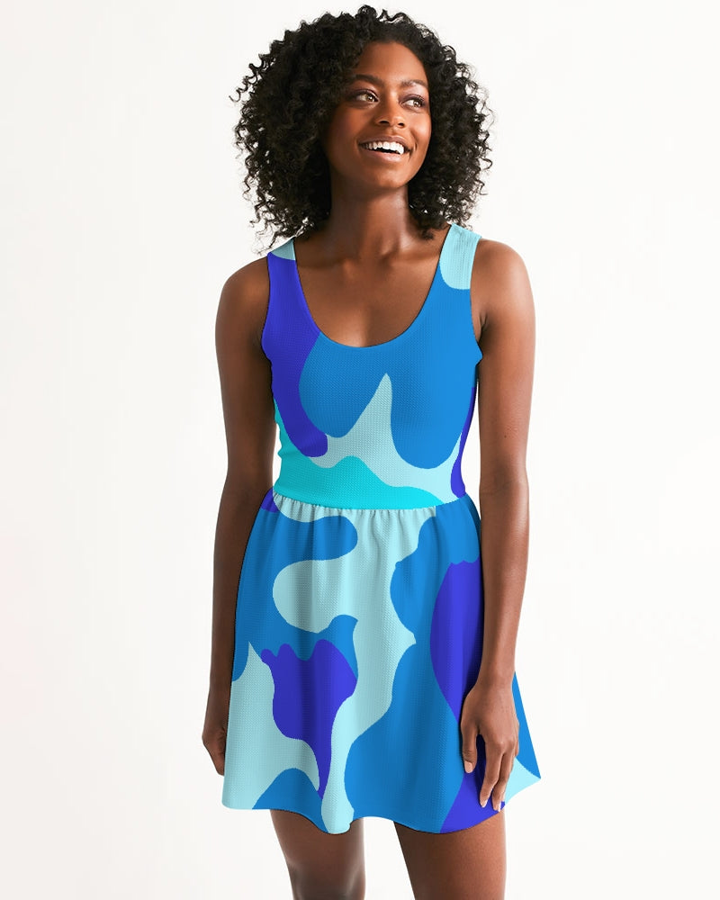 Ocean's Best Ladies Scoop Neck Skater Dress