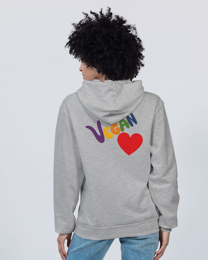 Vegan Heart Ladies Hoodie | Champion - 0