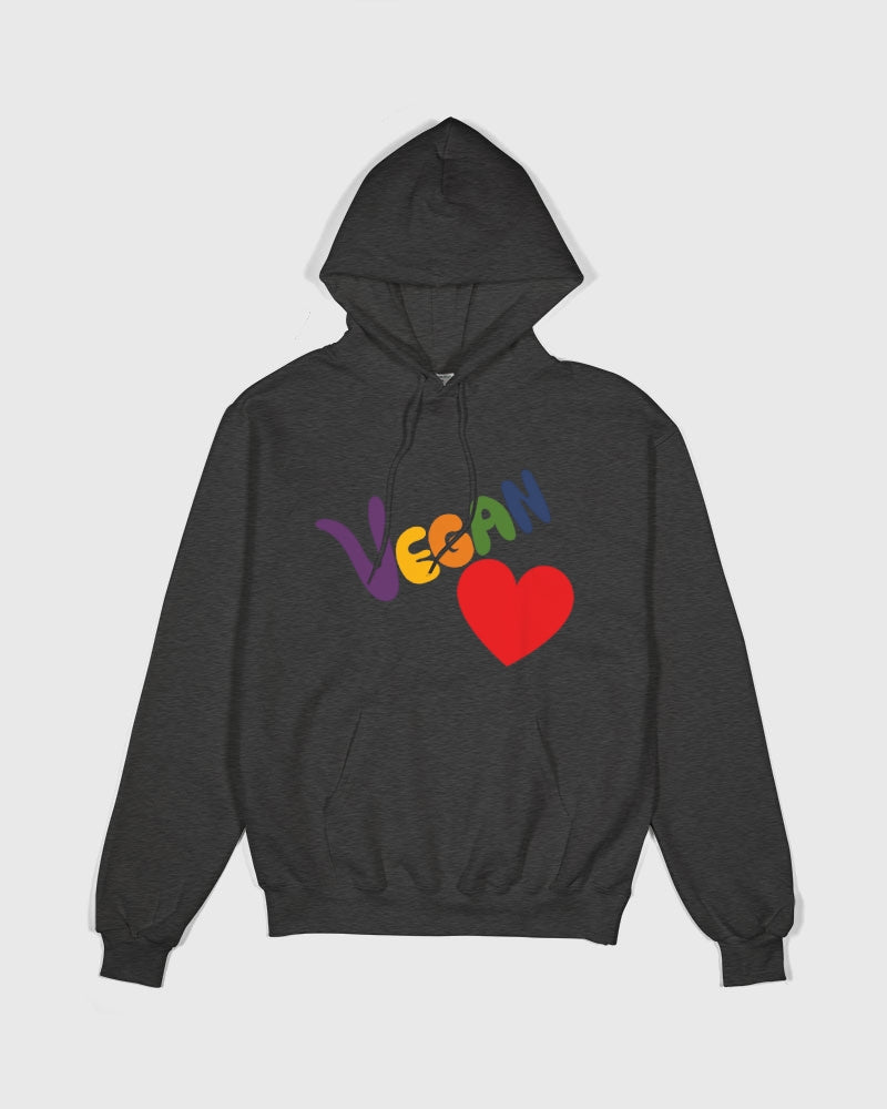 Vegan Heart Ladies Hoodie | Champion