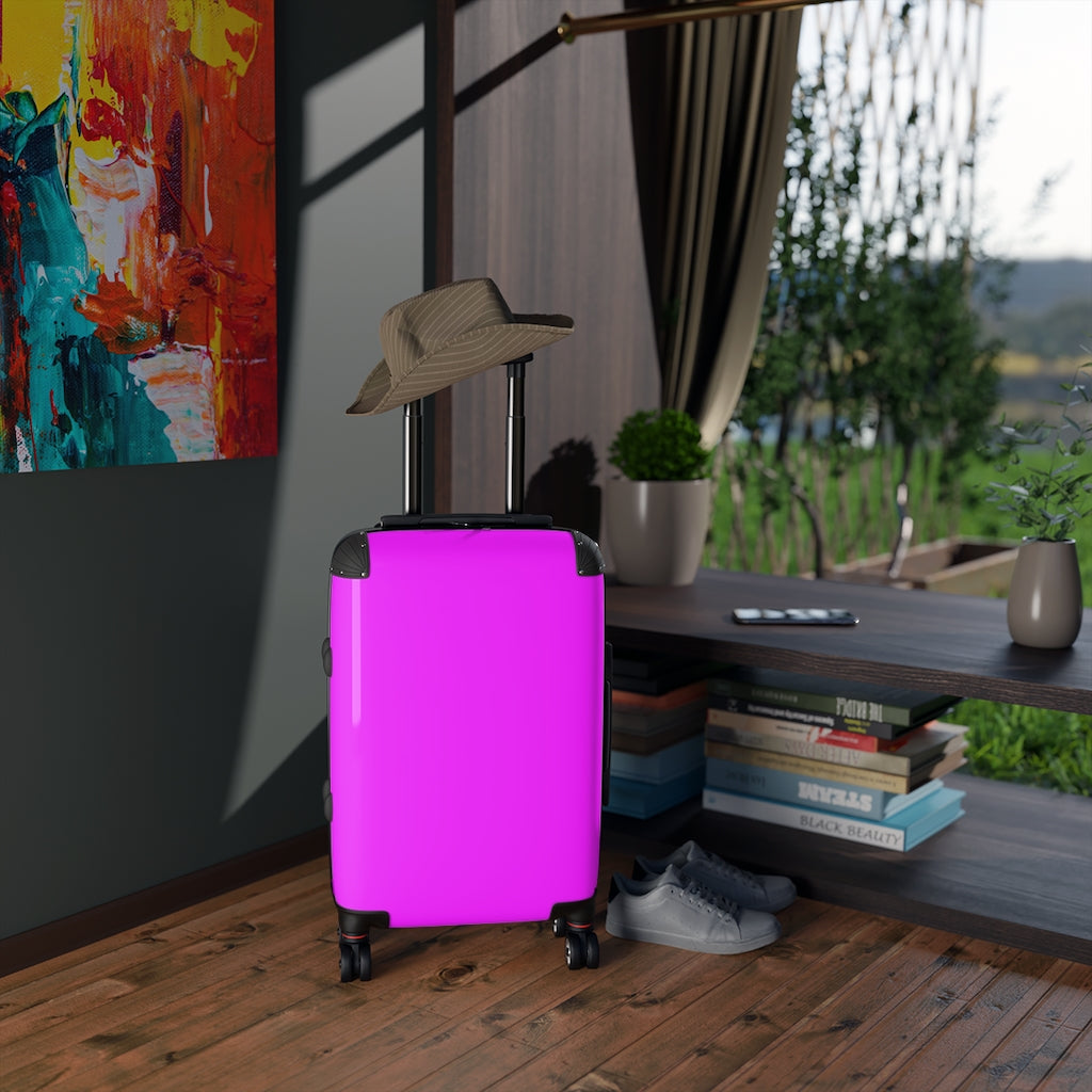 Hot Pink Suitcases