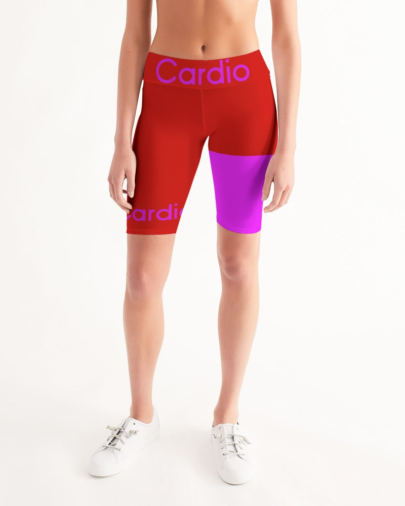 Cardio Hot Ladies Mid-Rise Bike Shorts