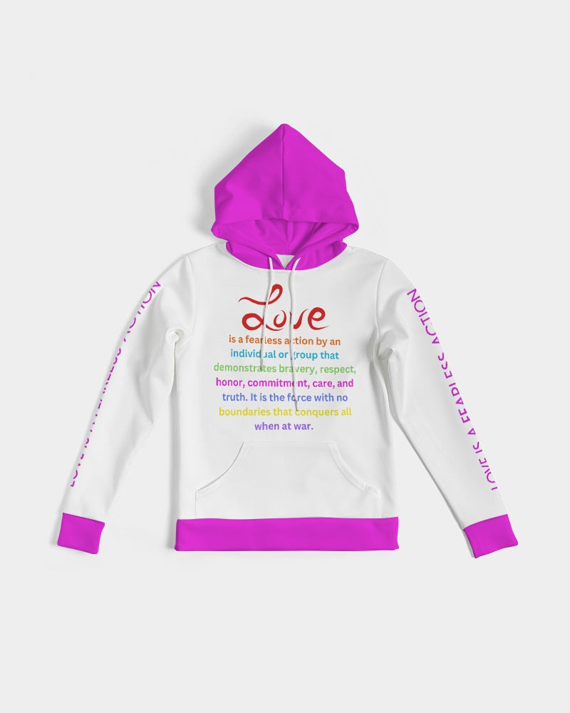 LOVE IS Ladies Hoodie