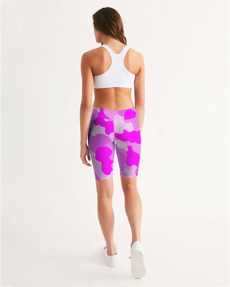 Pink Fusion Ladies Mid-Rise Bike Shorts - 0