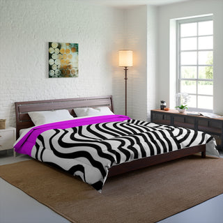 Zebra Hot Pink Comforter