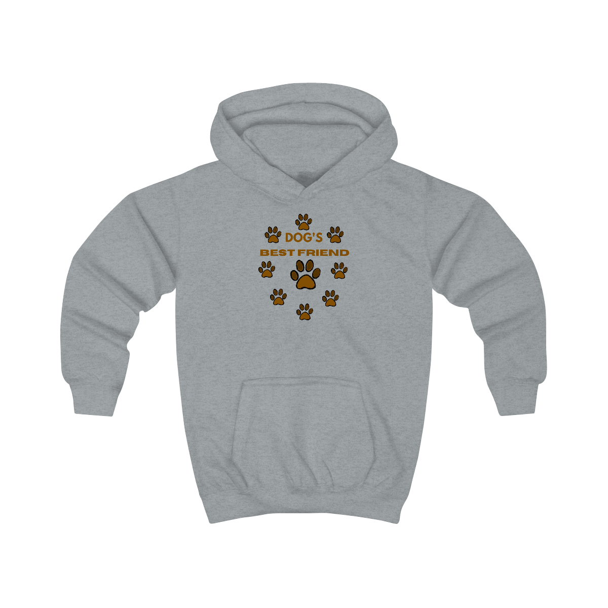 Buy heather-grey Dog&#39;s Best Friend Girls Hoodie