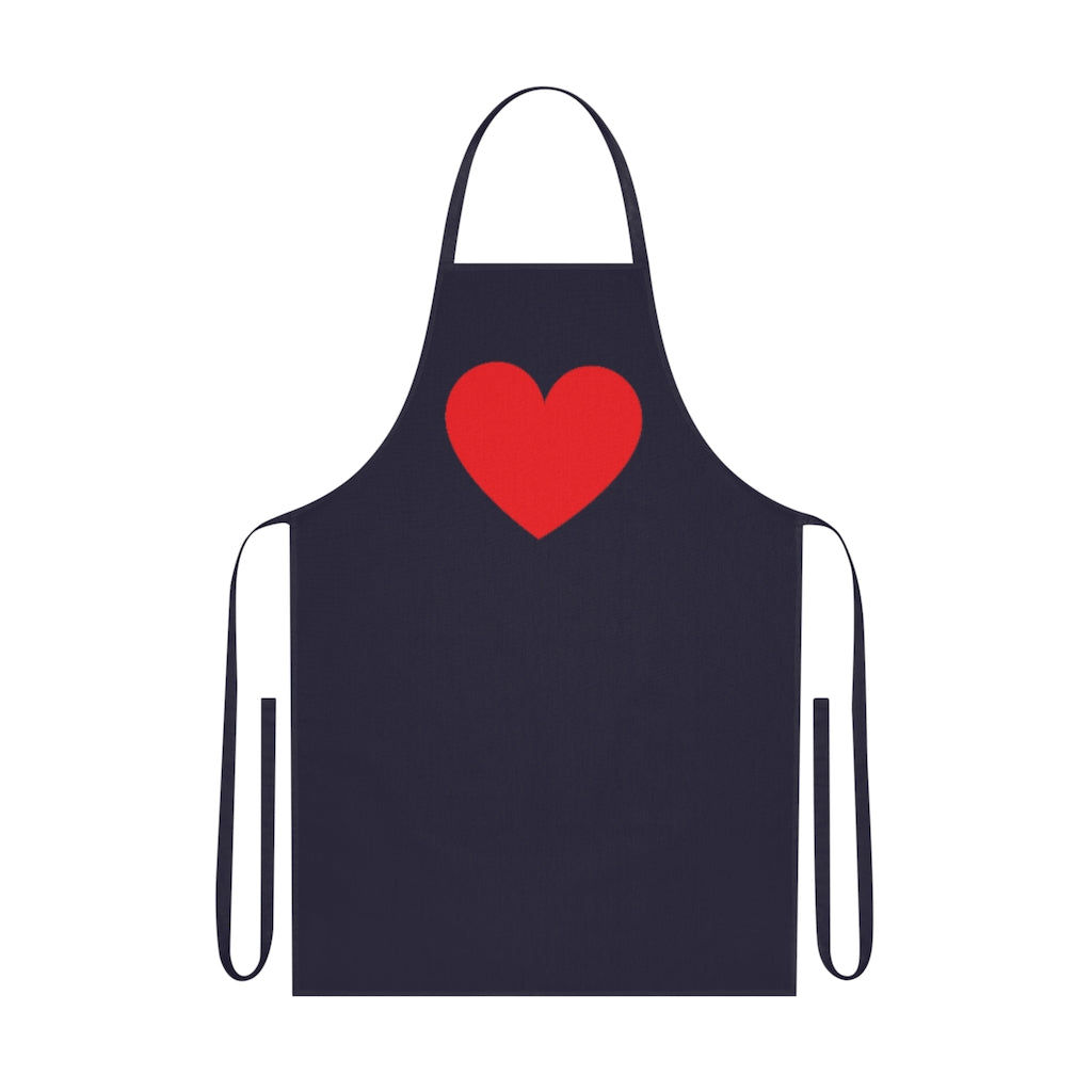 Big Red Heart 100% Cotton Apron