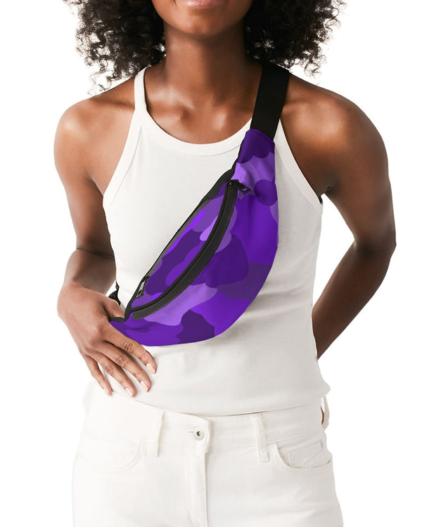 Purple Fusion Crossbody Sling Bag