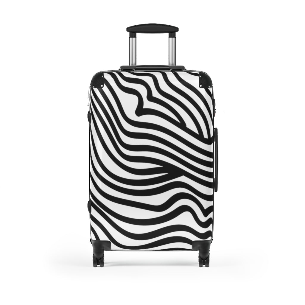 Zebra Print Suitcases