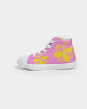 Sunflower Pink Girls High top Canvas Shoe
