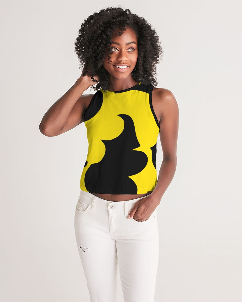 Bumble Bee Ladies Cropped Tank - 0