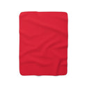 Red Sherpa Fleece Blanket