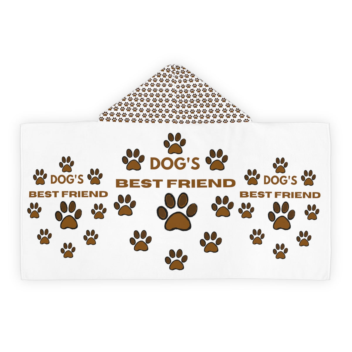 Dog's Best Friend Kids Hooded Towel