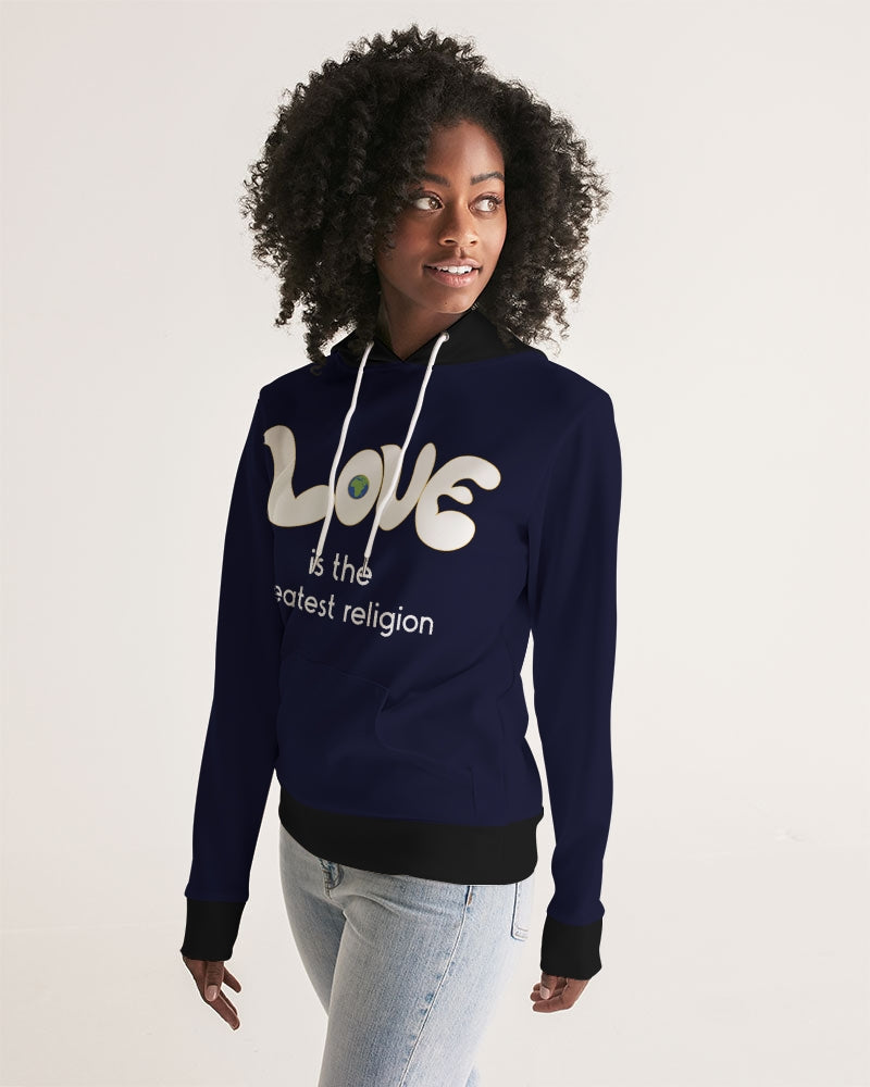 Love Is The Greatest Religion Ladies Hoodie