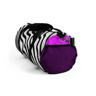 Hot Pink Zebra Print Duffel Bag
