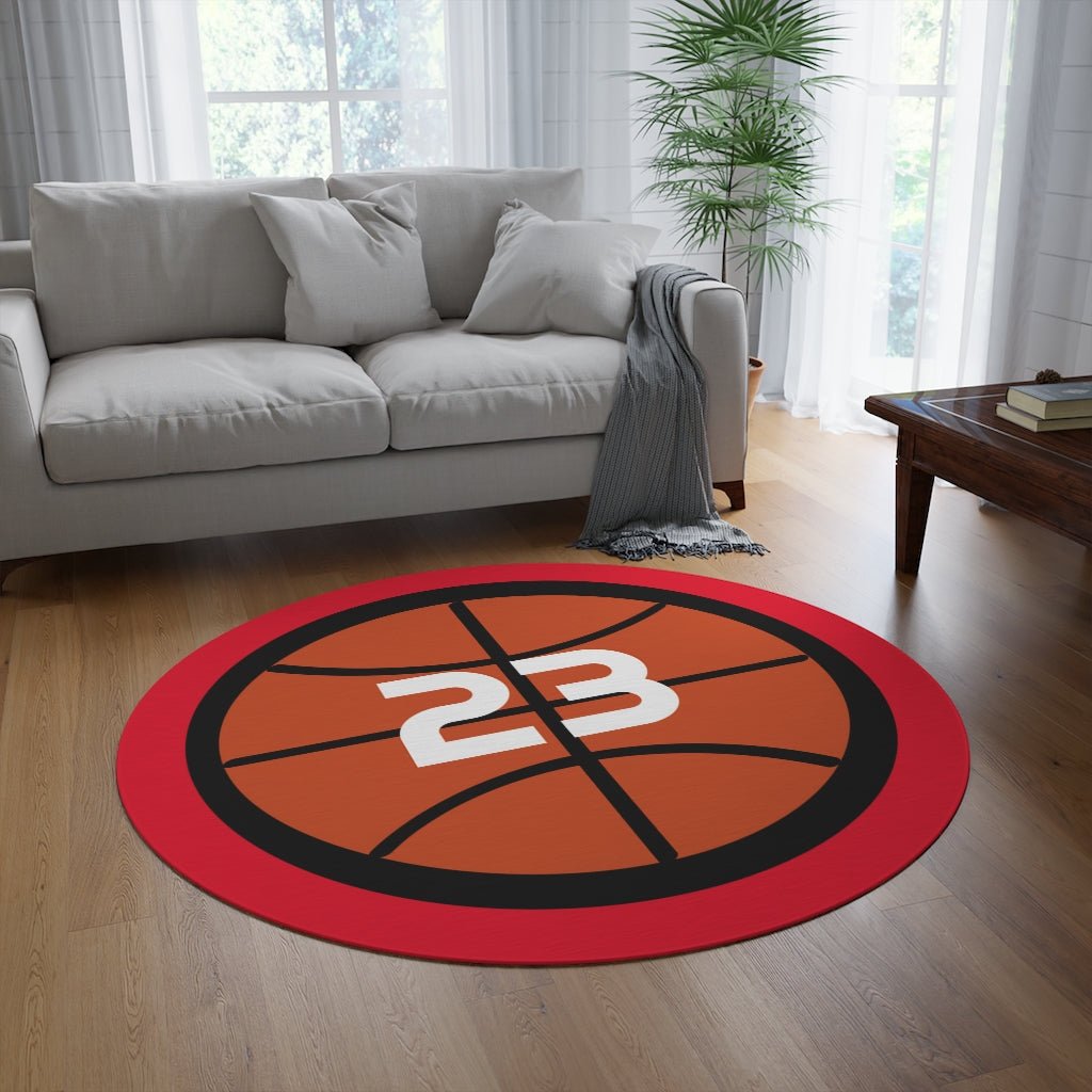 Basketball Round Rug - 0