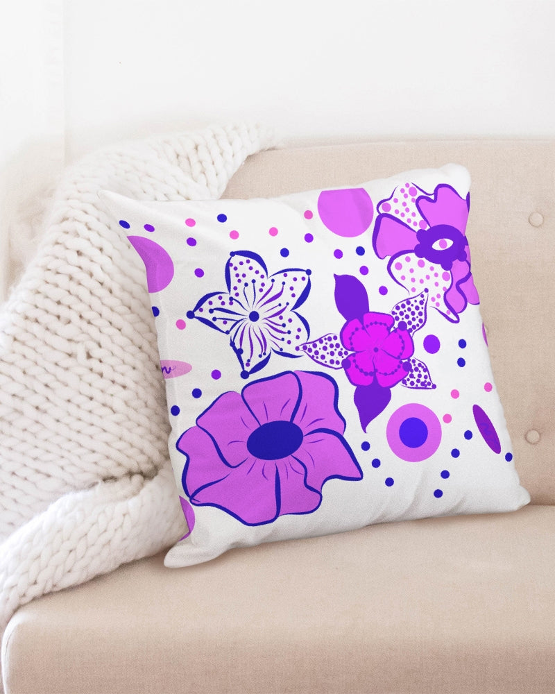 Flower Girl 20x20 Throw Pillow Case - 0