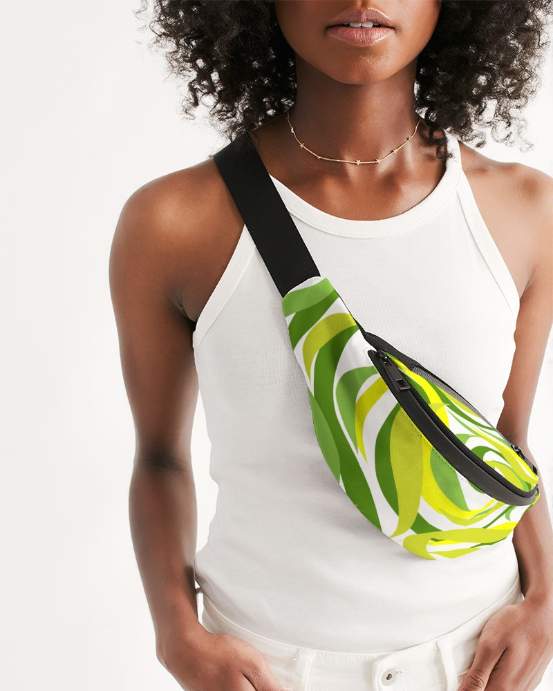 Lemon Lime Crossbody Sling Bag