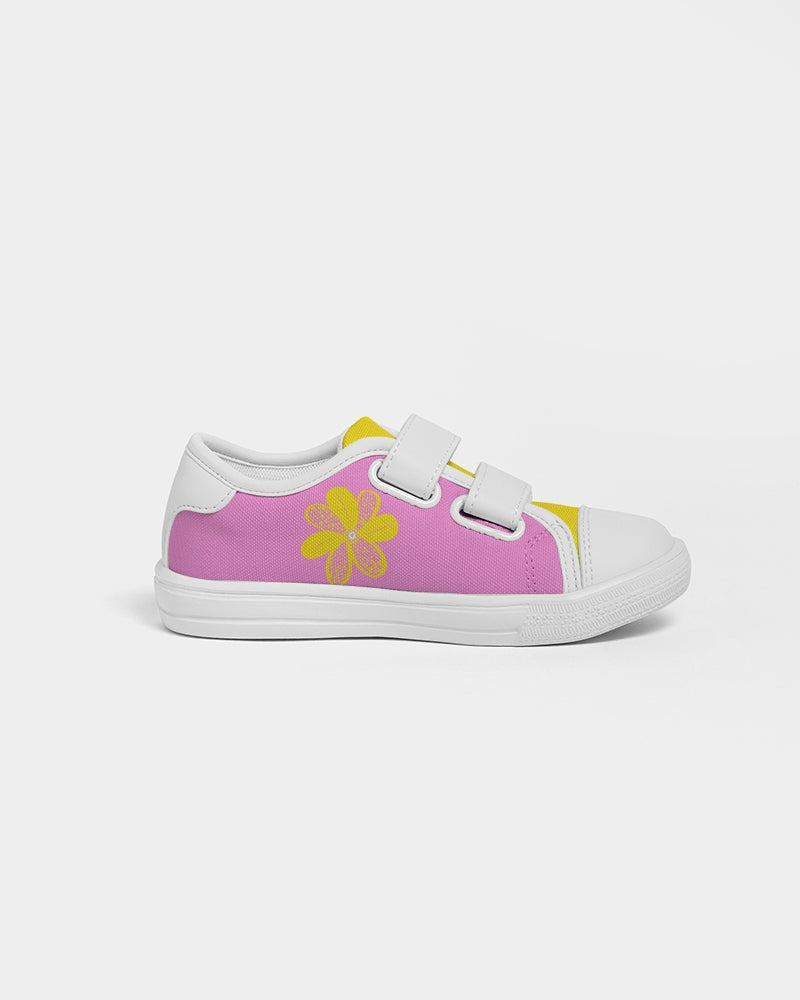 Sunflower Pink Girls Velcro Sneaker