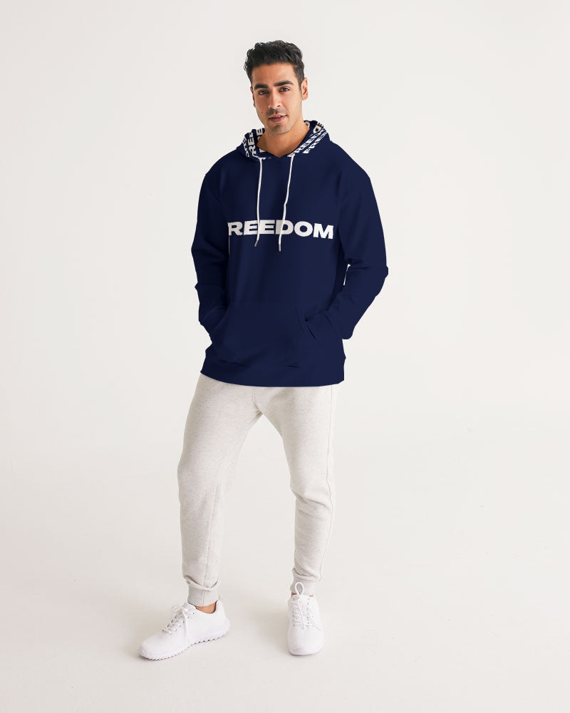 Unity and Freedom Men's Blue Hoodie